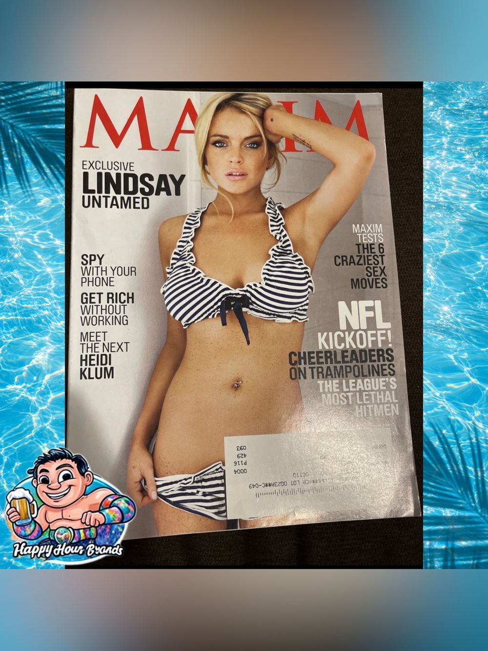 maxim magazine #153 september 2010-a - lindsay lohan kylie bisutti bill maher